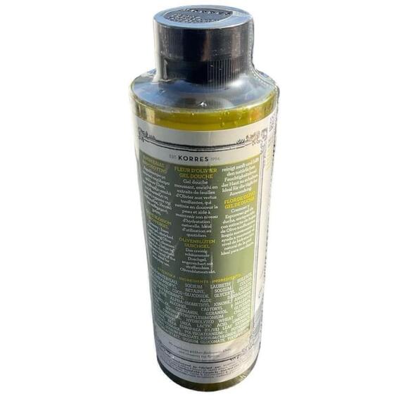 $10$  add on KORRES Bath olive blossom shower gel factory sealed 8.45 fl. oz. - Picture 3 of 8